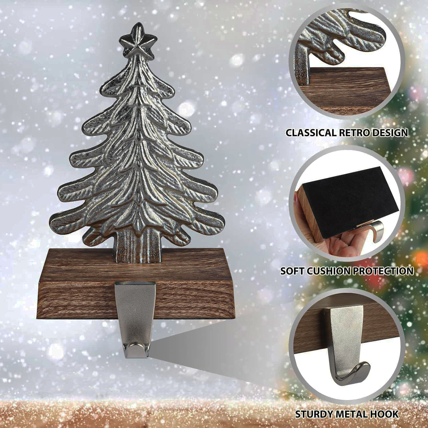 Classic Christmas stocking holder