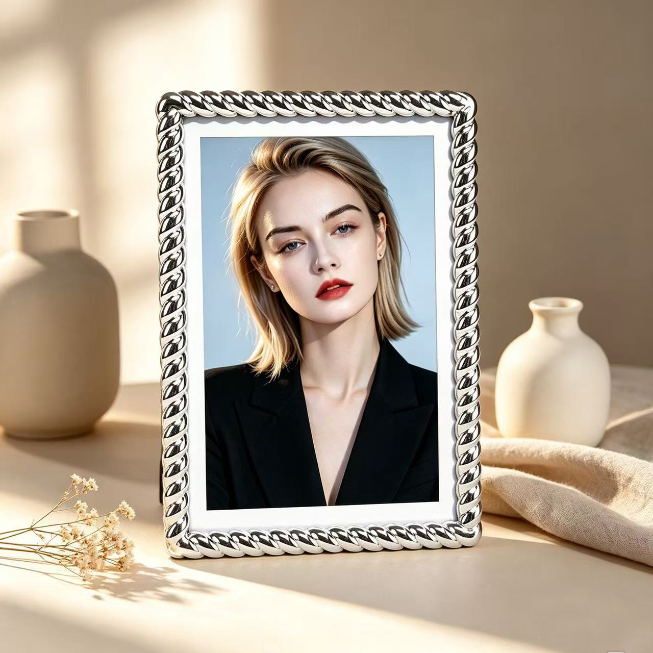 Rope photo frame (2)