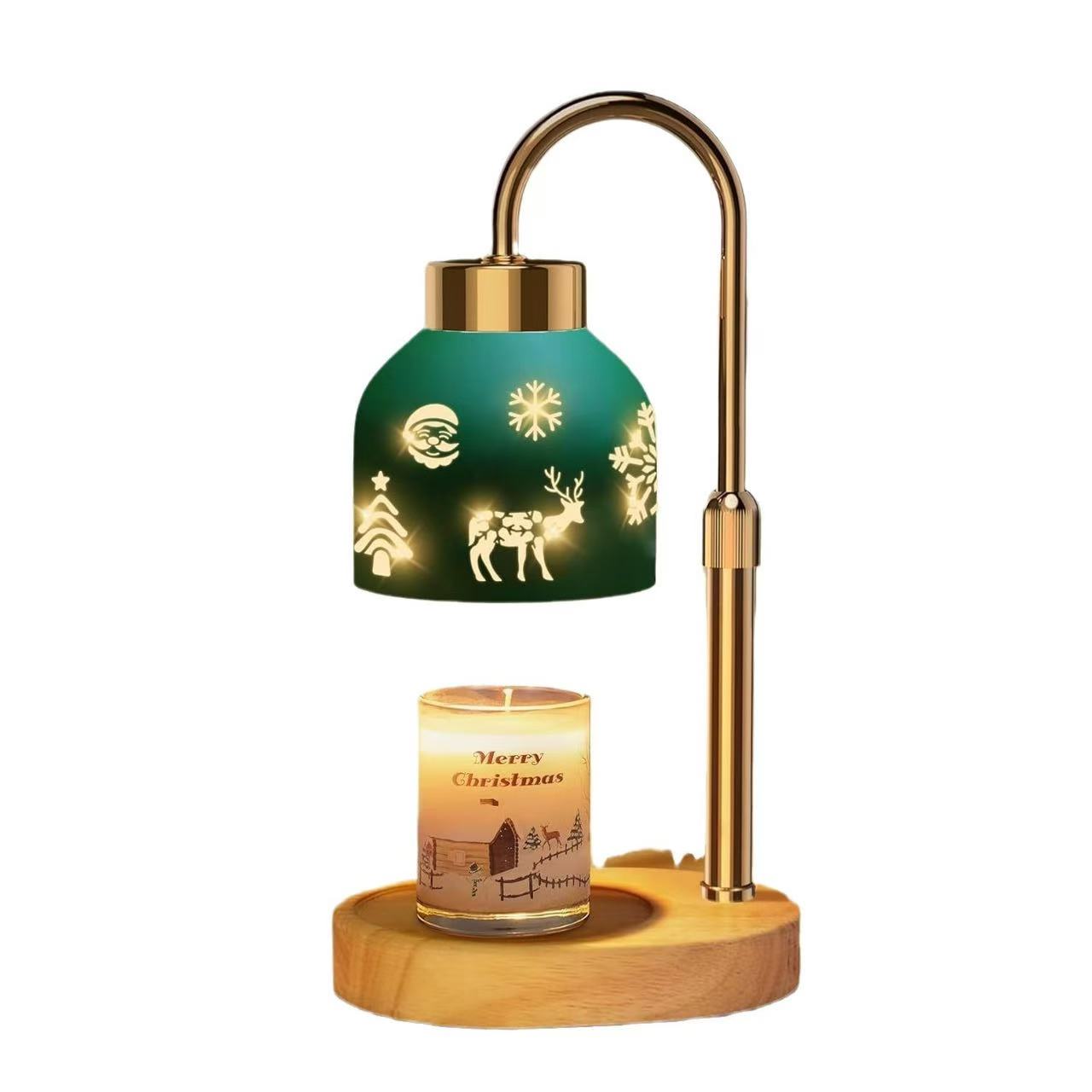 Christmas candle warmer lamp