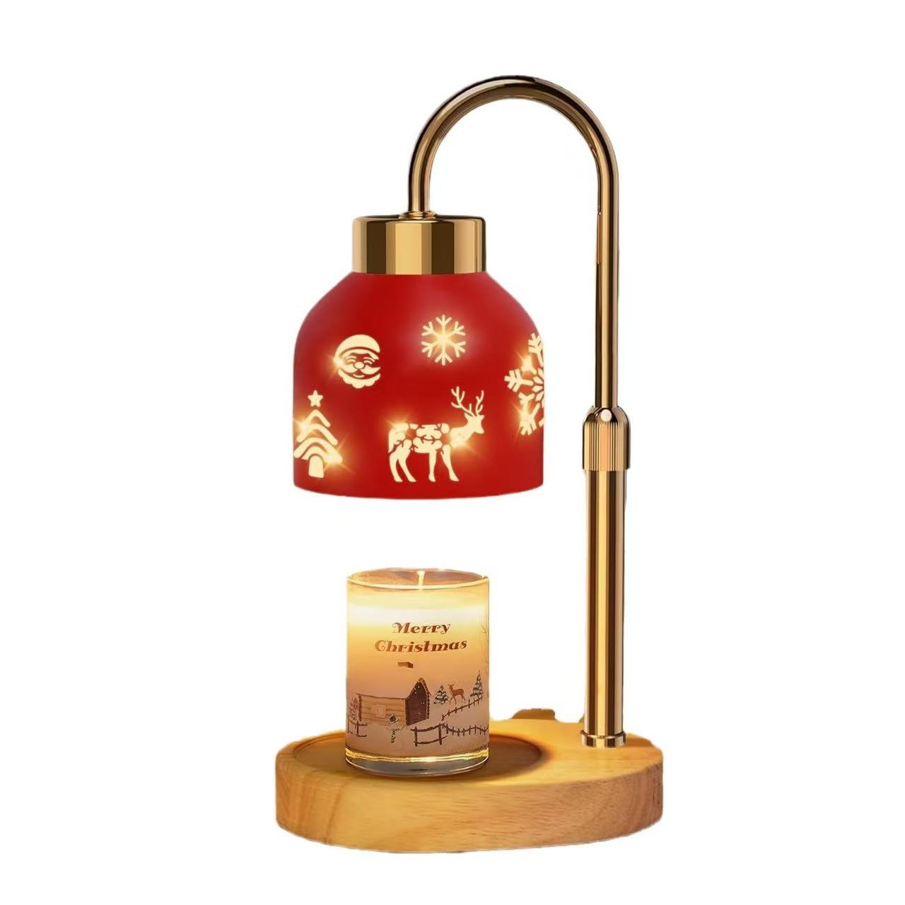 Christmas candle warmer lamp