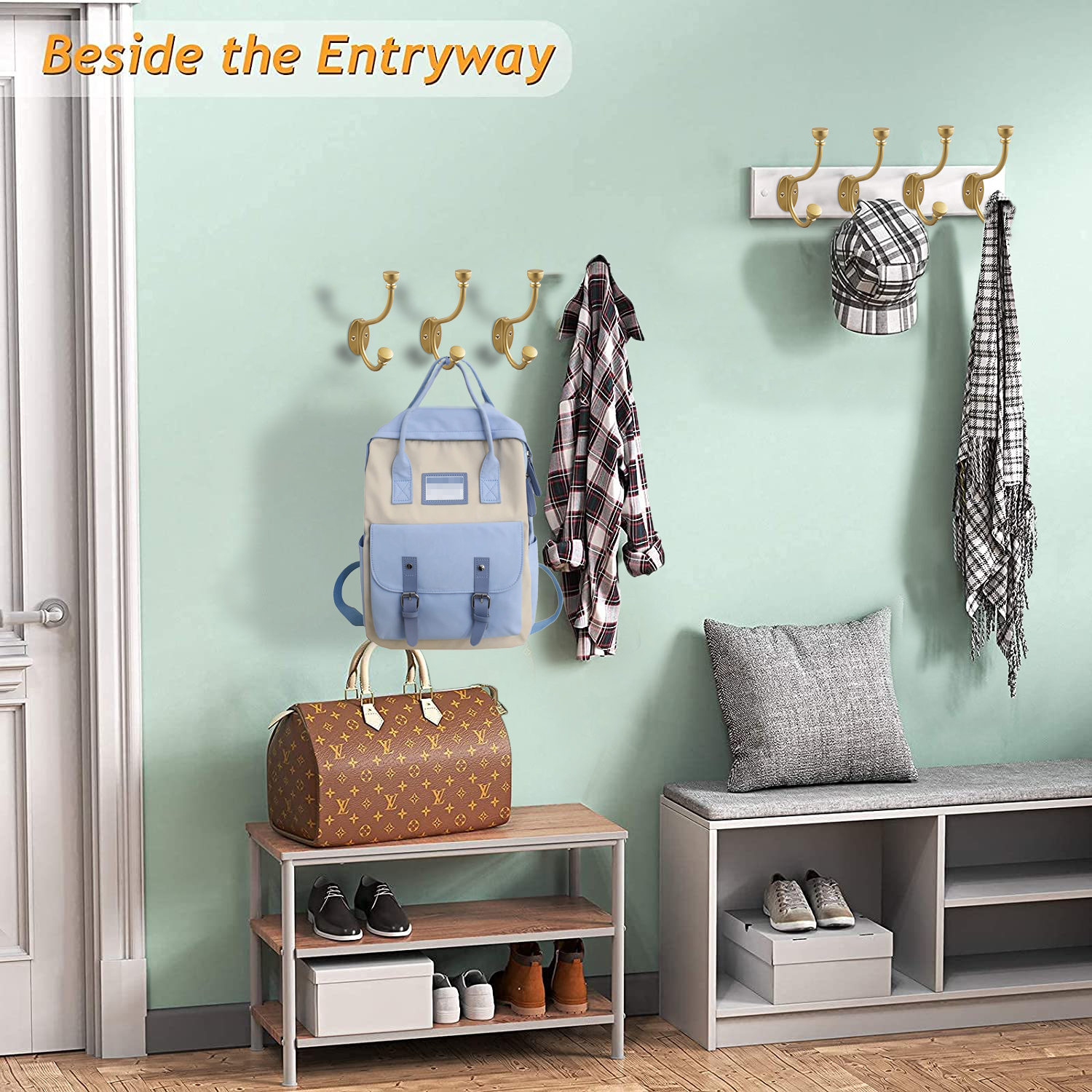 Wall coat hook